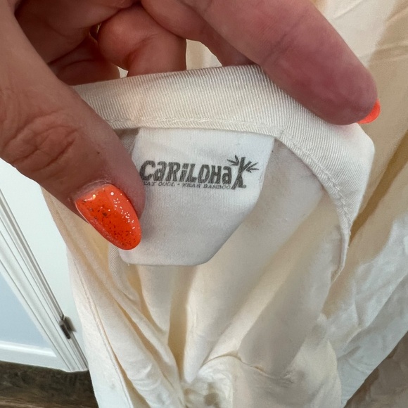 Cariloha Bamboo 3 piece Cream Split King 100% Viscose From Bamboo Sheet Set USED - Picture 3 of 8